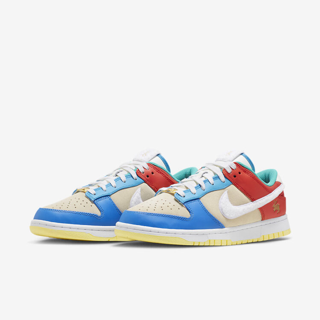 Nike Dunk Low Retro PRM Year of the Rabbit Blue Orange Cream 2
