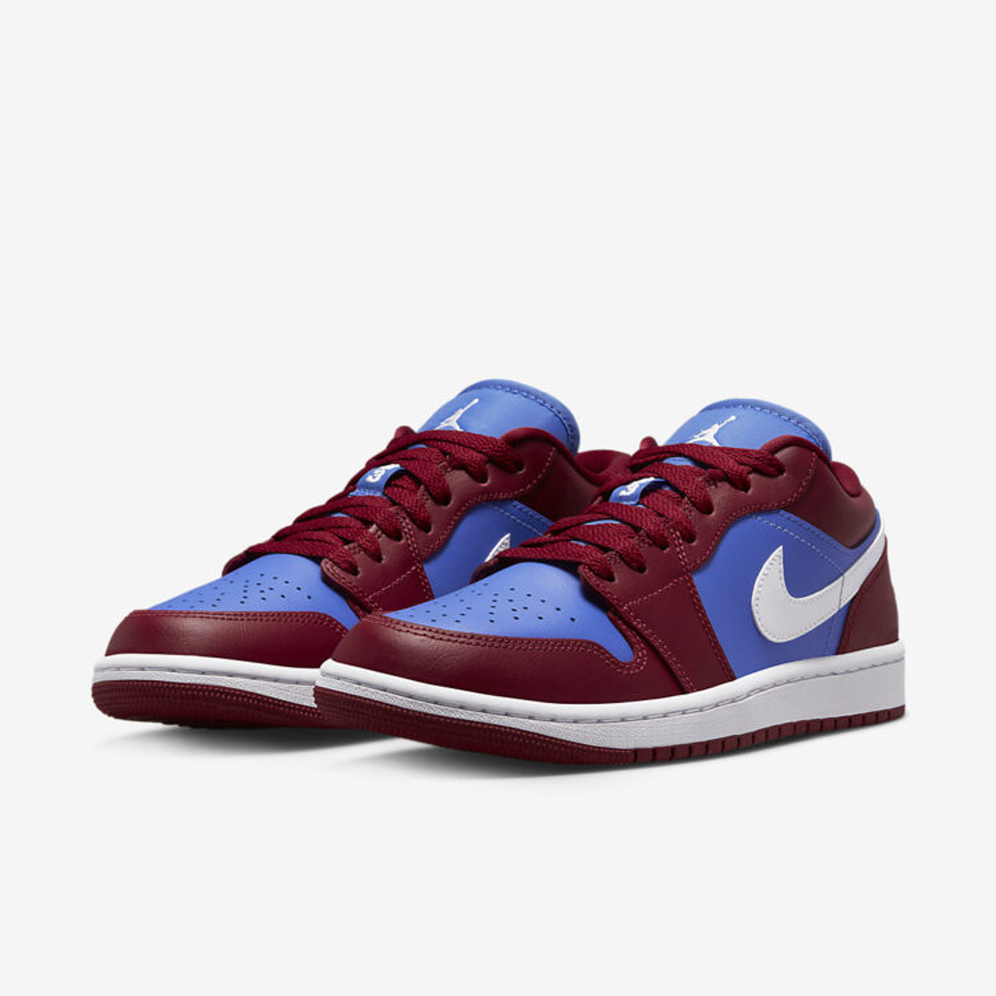 Jordan 1 Low Pomegranate Medium Blue (Women's) 2