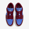 Jordan 1 Low Pomegranate Medium Blue (Women's)