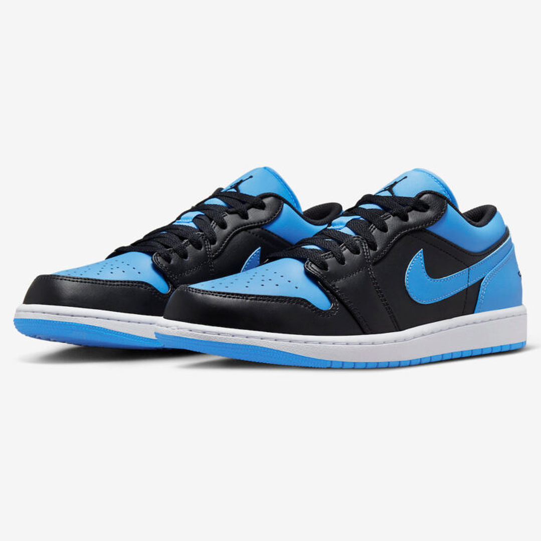 Jordan 1 Low Black University Blue 2