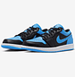 Jordan 1 Low Black University Blue - Thumbnail 2