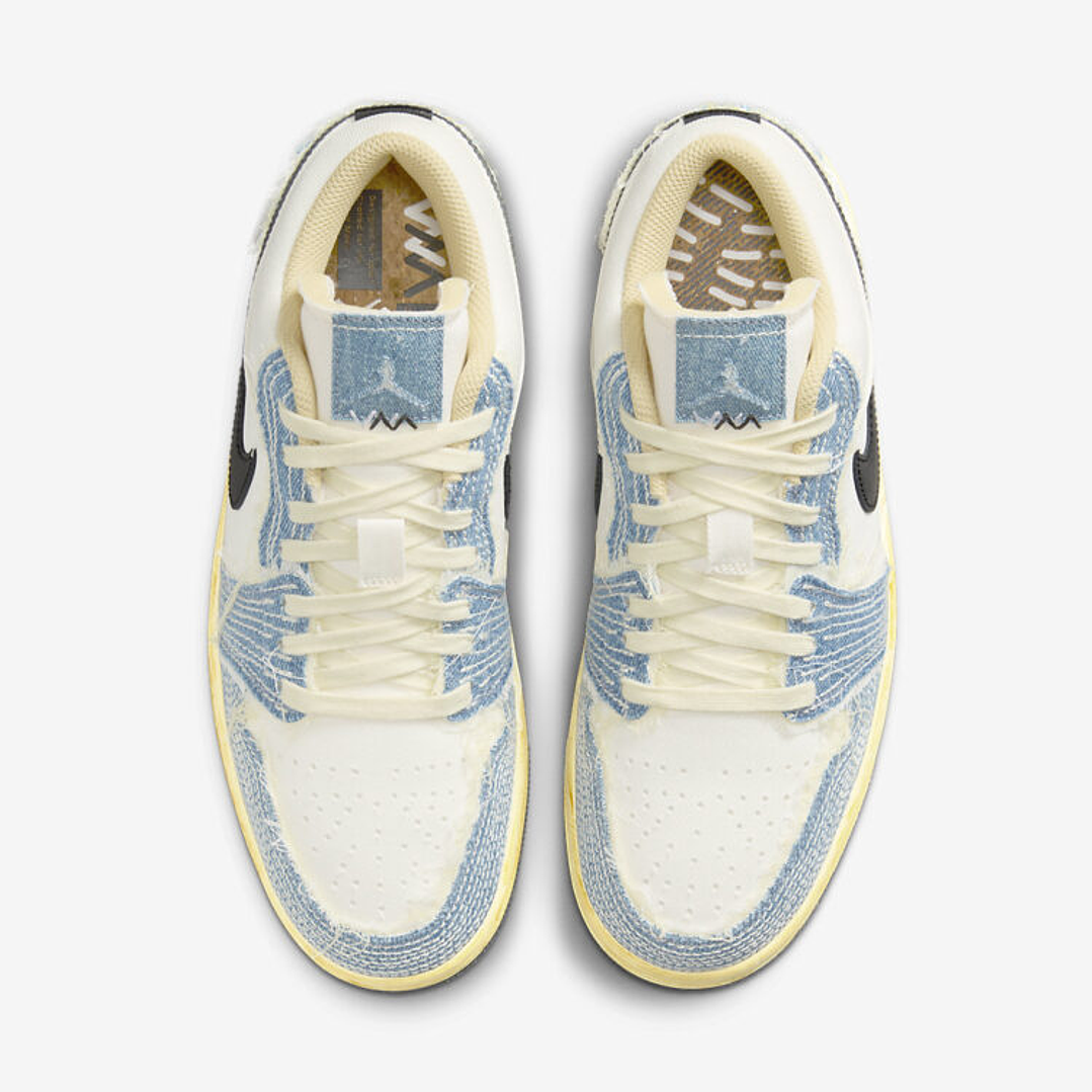 Jordan 1 Low SE WRMK Sashiko Denim 5