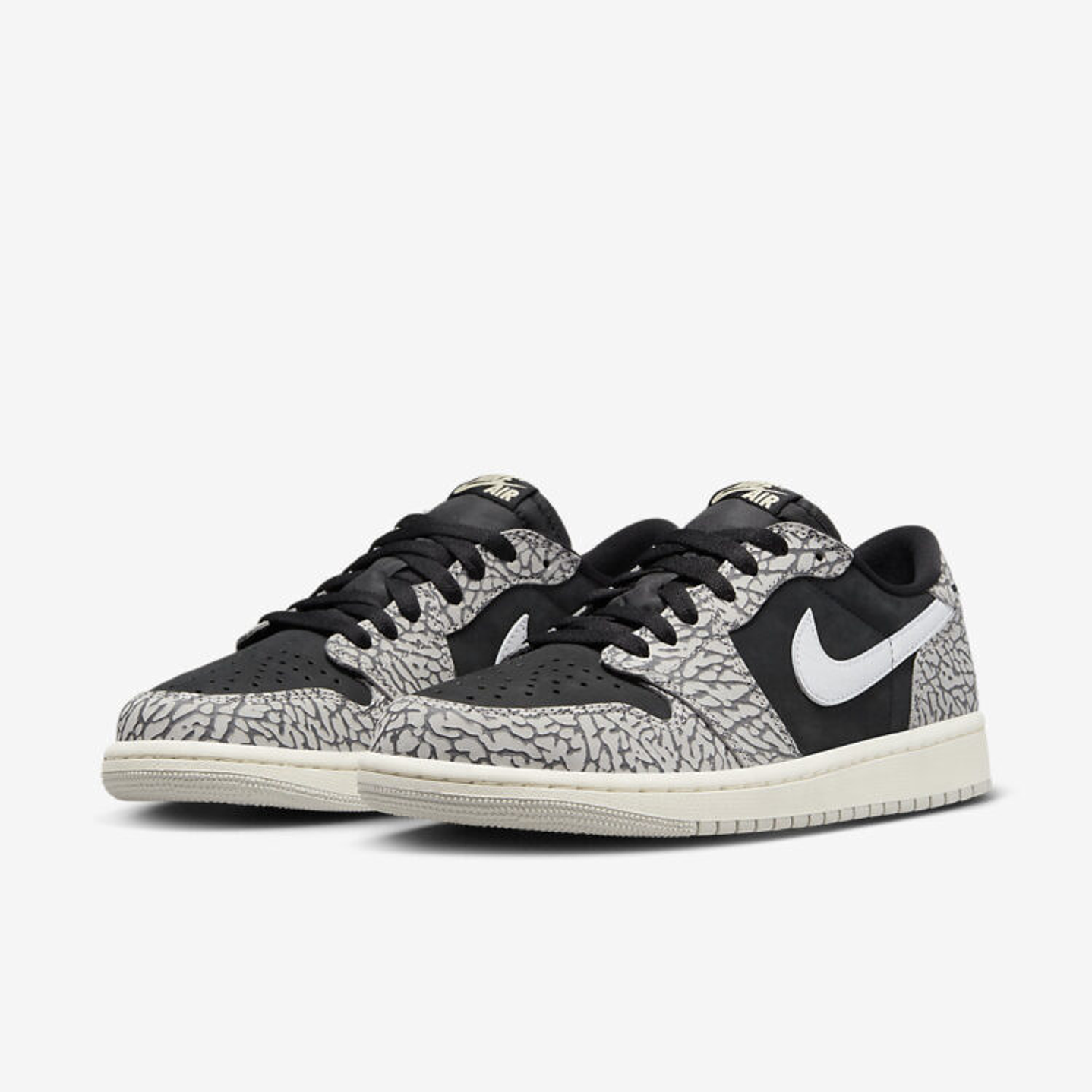 Jordan 1 Retro Low OG Black Cement 2