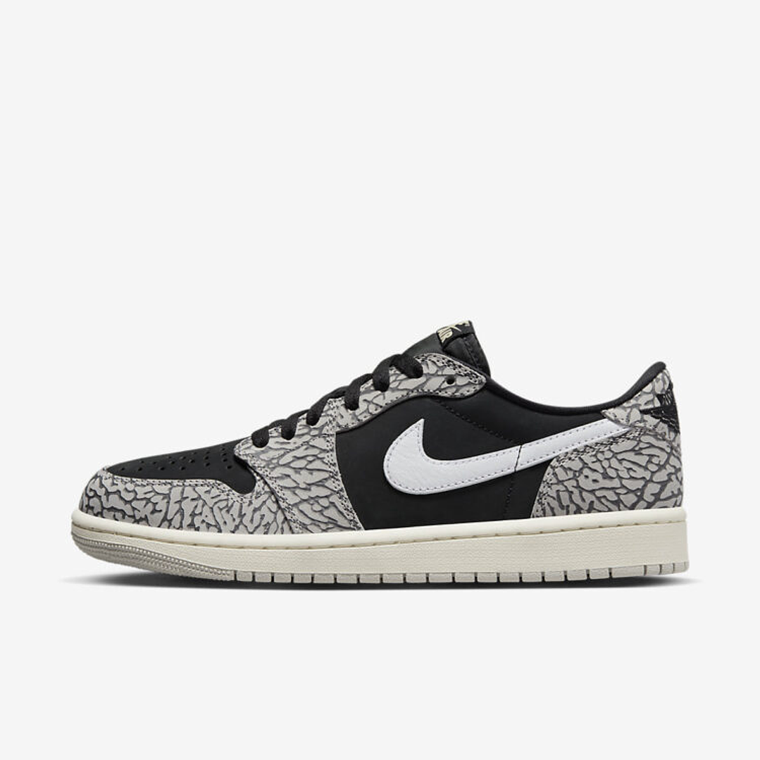 Jordan 1 Retro Low OG Black Cement 1