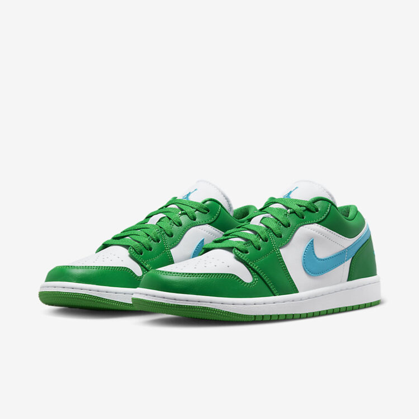 Jordan 1 Low Lucky Green Aquatone (Women's) 2