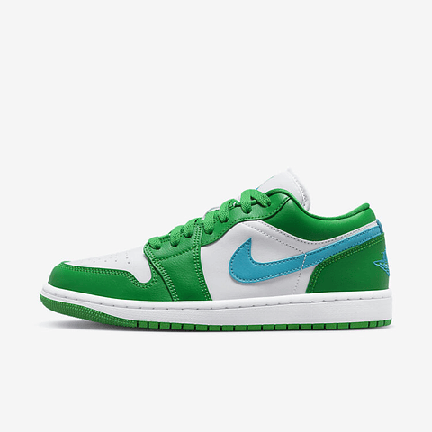 Jordan 1 Low Lucky Green Aquatone (Women's)