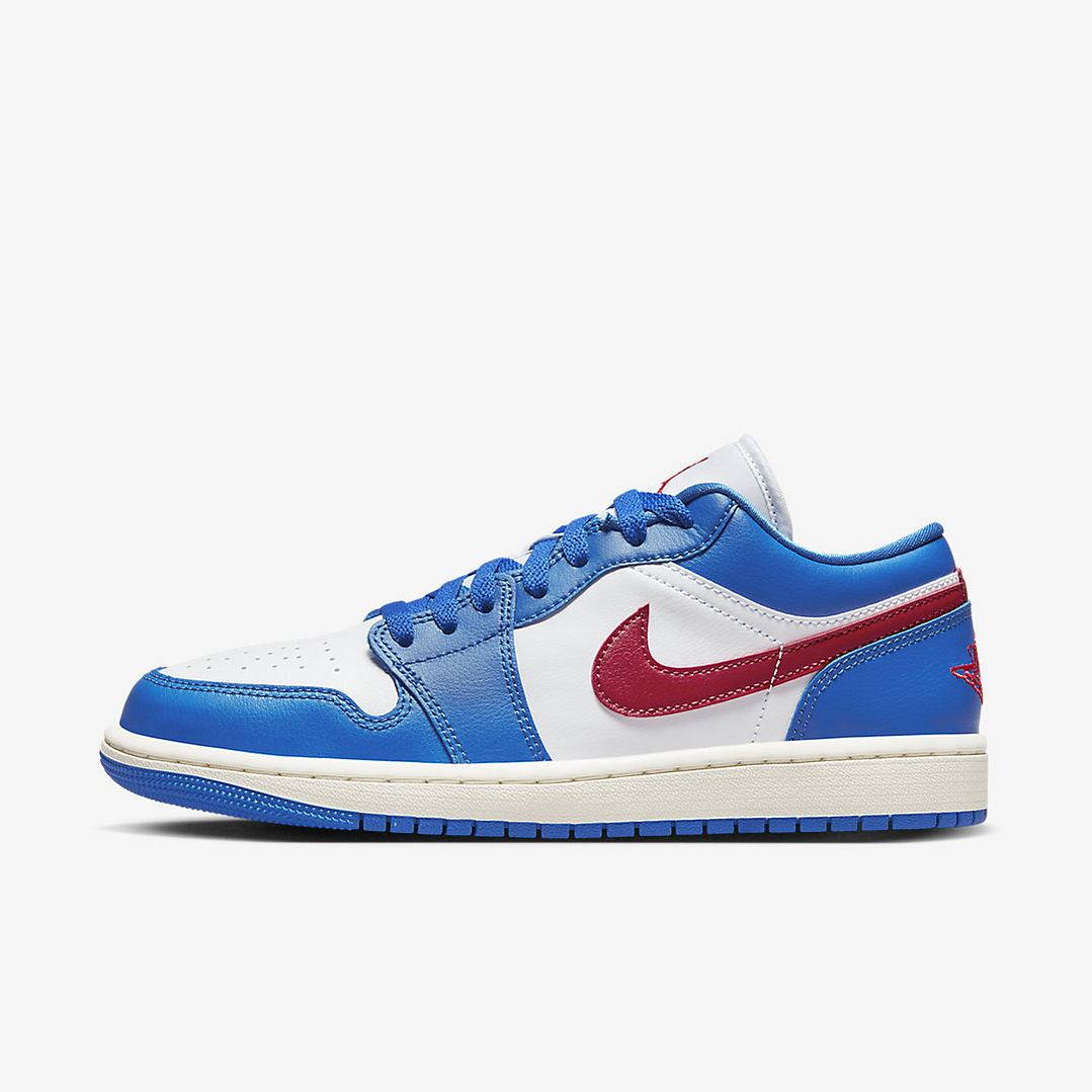 Jordan 1 Low Sport Blue Gym Red (Women) 1