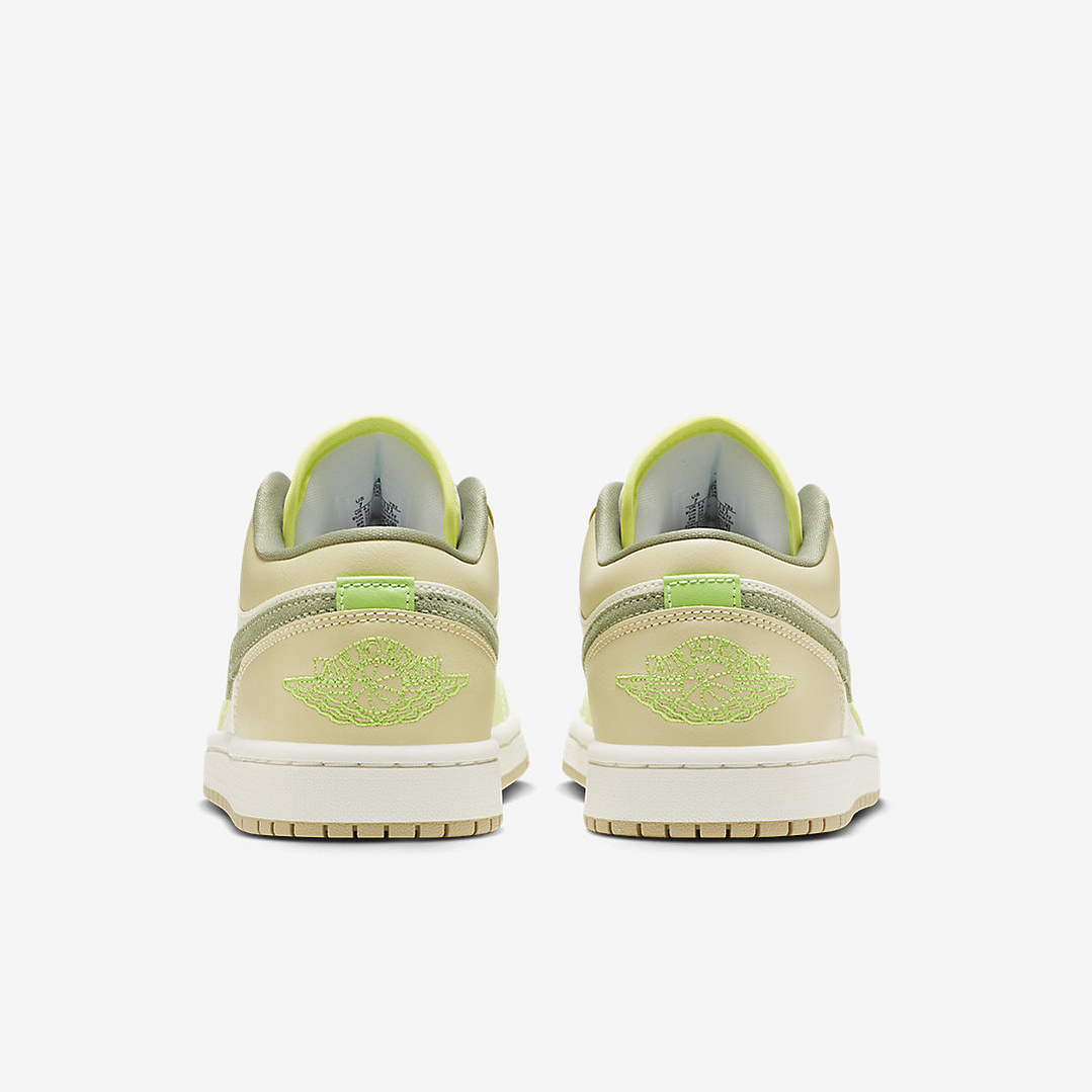 Jordan 1 Low Sail White Oil Green (Women) 5