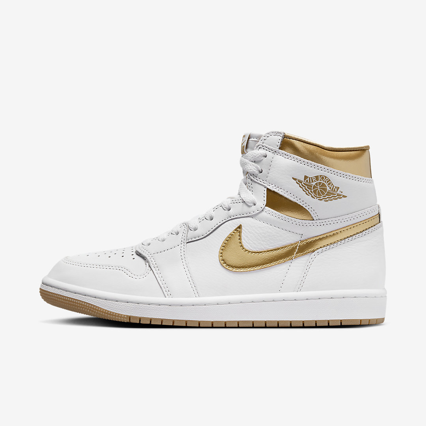 Jordan 1 Retro High OG Metallic Gold (Women's) 1