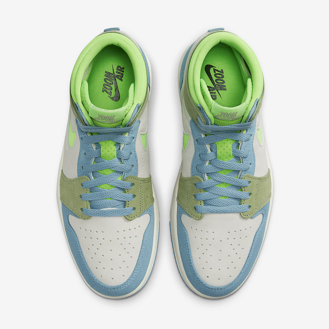 Jordan 1 High Zoom Air CMFT 2 University Blue Volt (Women's) 4