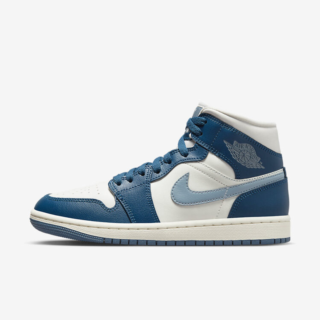 Jordan 1 Mid French Blue (Women's) 1