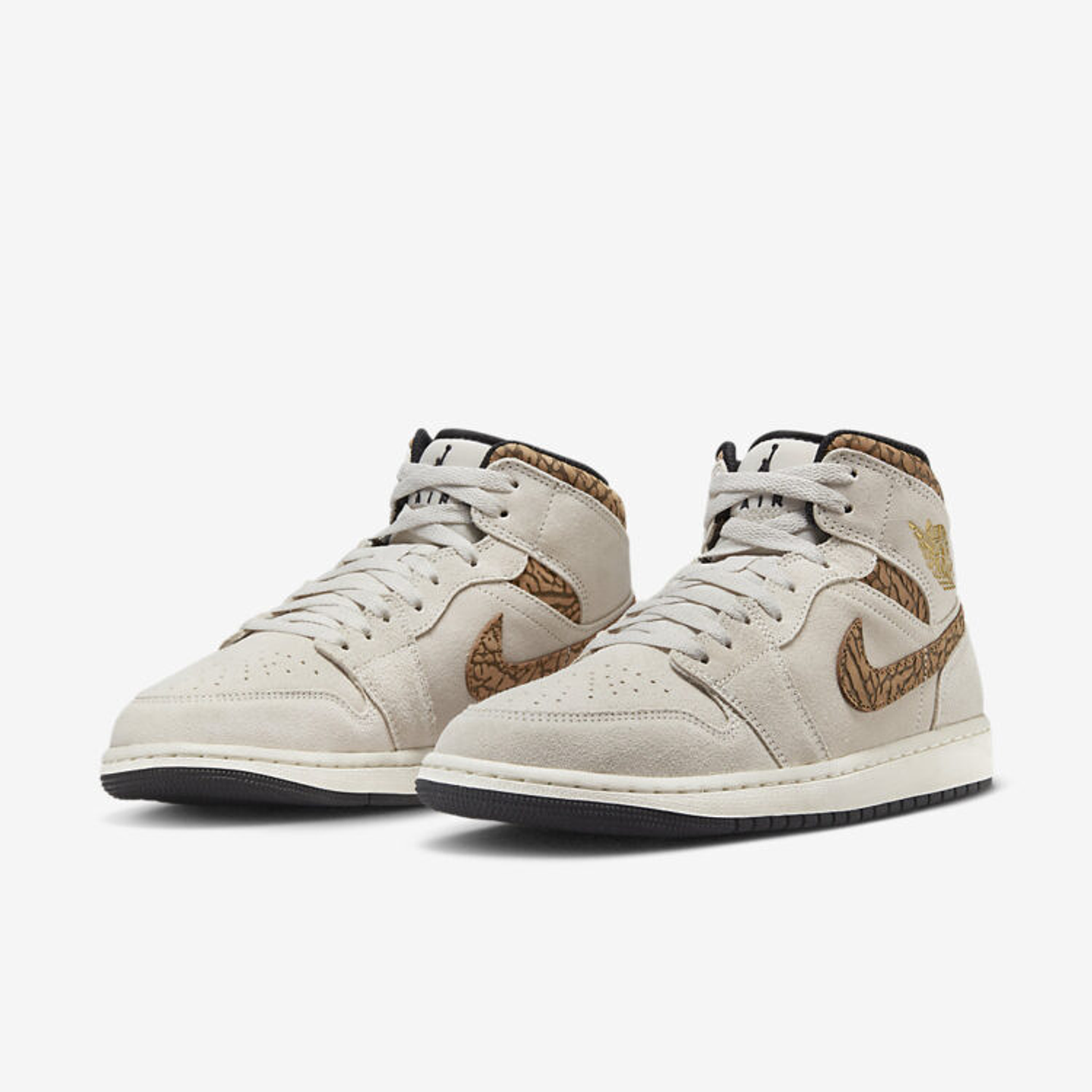 Jordan 1 Mid SE Brown Elephant 2