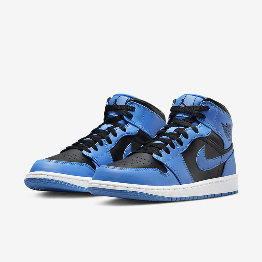 Jordan 1 Mid University Blue Black 2