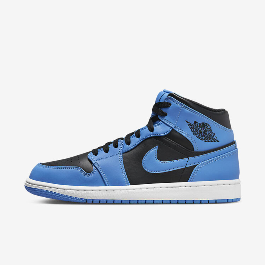 Jordan 1 Mid University Blue Black 1