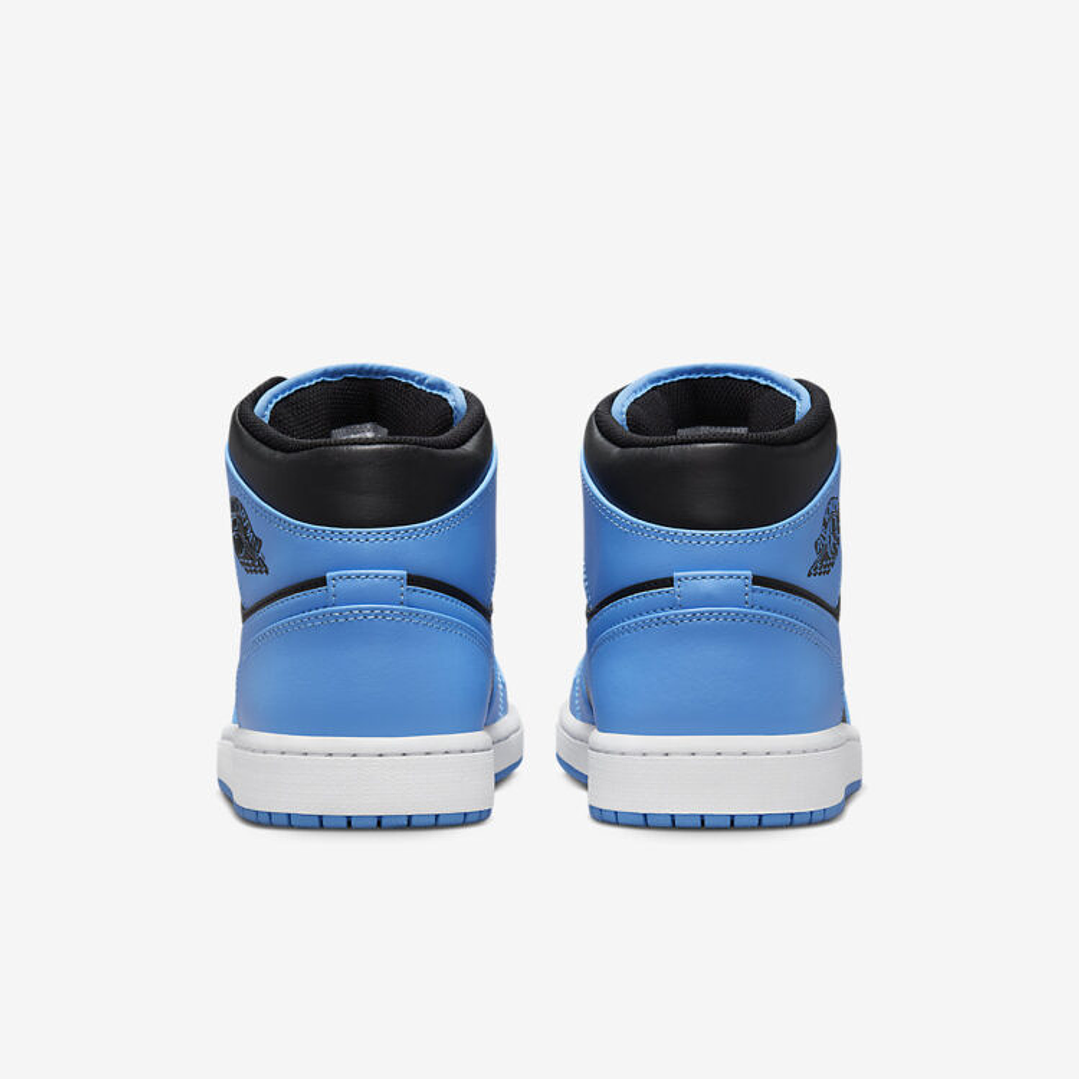 Jordan 1 Mid University Blue Black 5