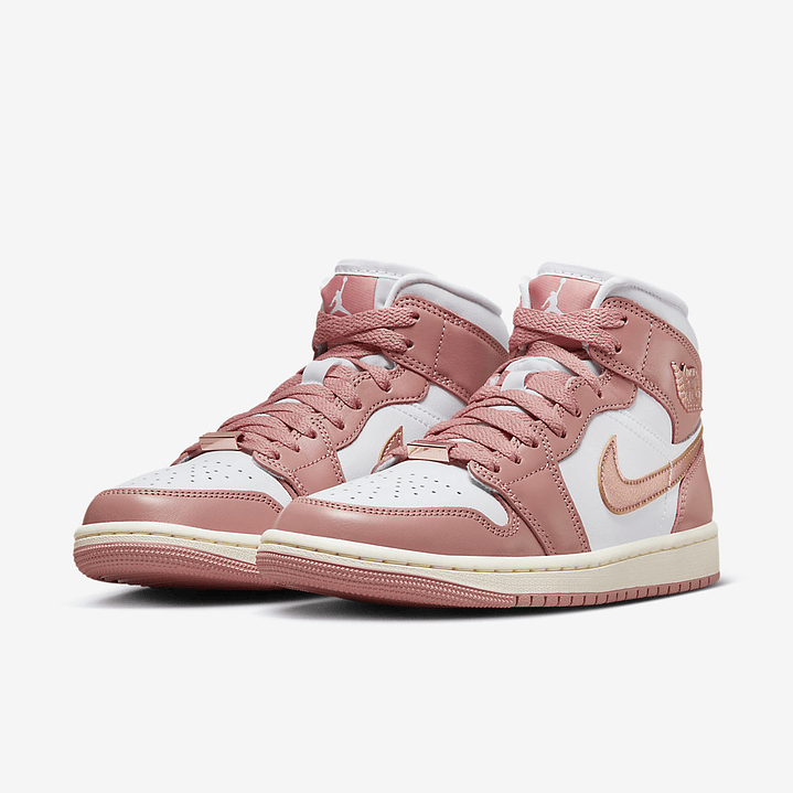 Jordan 1 Mid Strawberries and Cream (Women's) 2