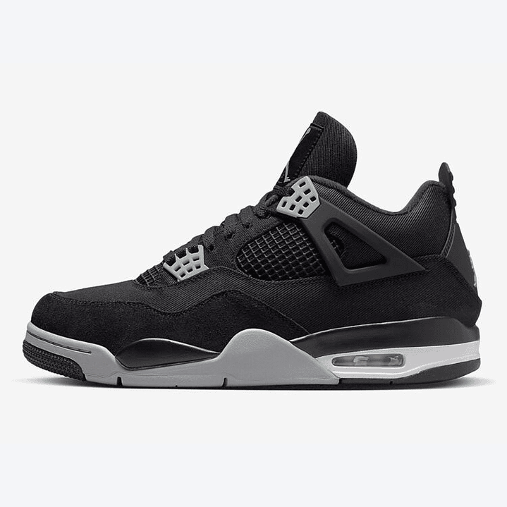 Jordan 4 Retro SE Black Canvas 1