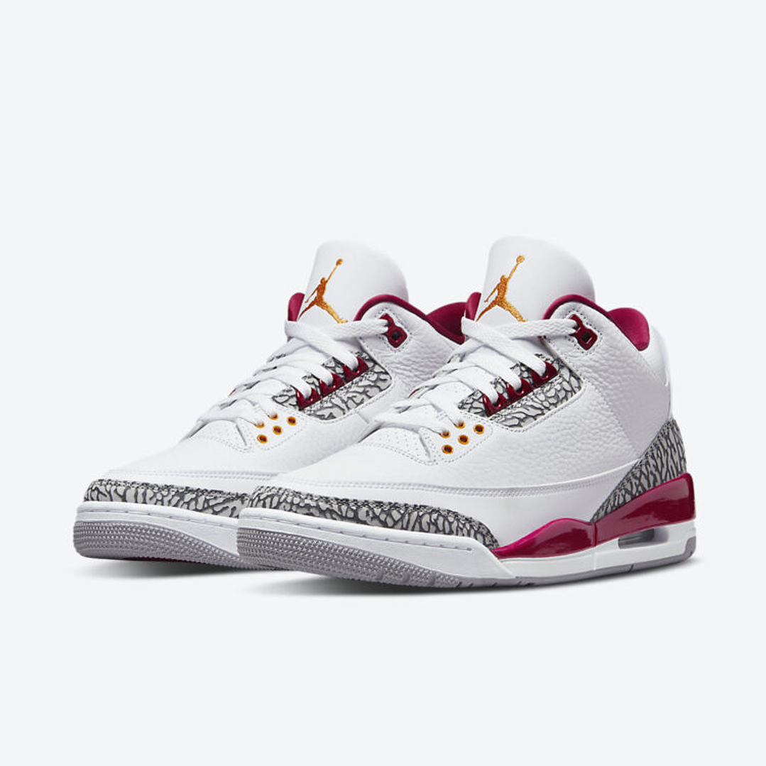 Jordan 3 Retro Cardinal Red 5