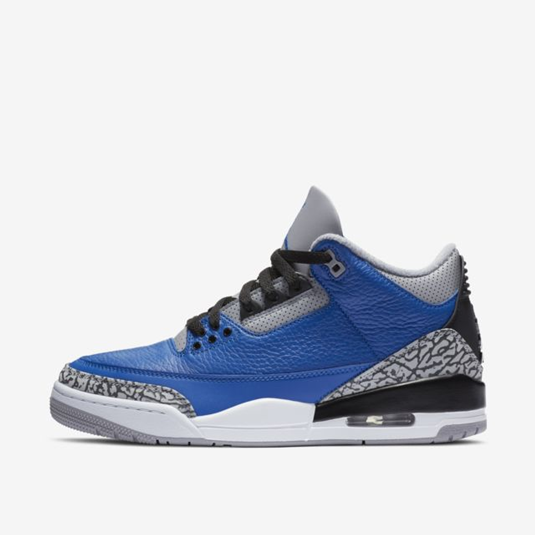 Jordan 3 Retro Varsity Royal Cement 1