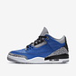 Jordan 3 Retro Varsity Royal Cement - Thumbnail 1