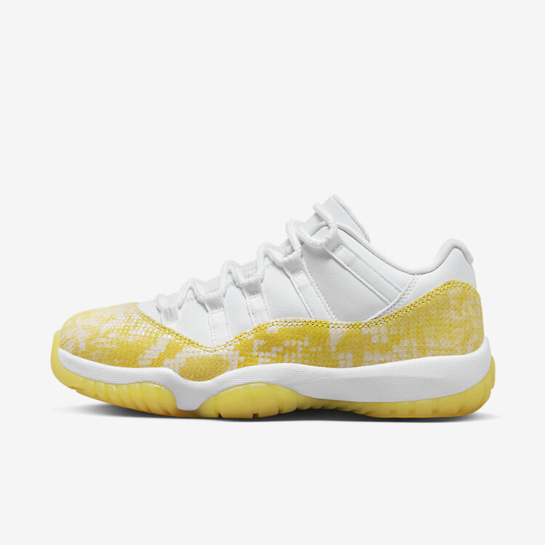 Jordan 11 Retro Low Yellow Snakeskin (Women) 1