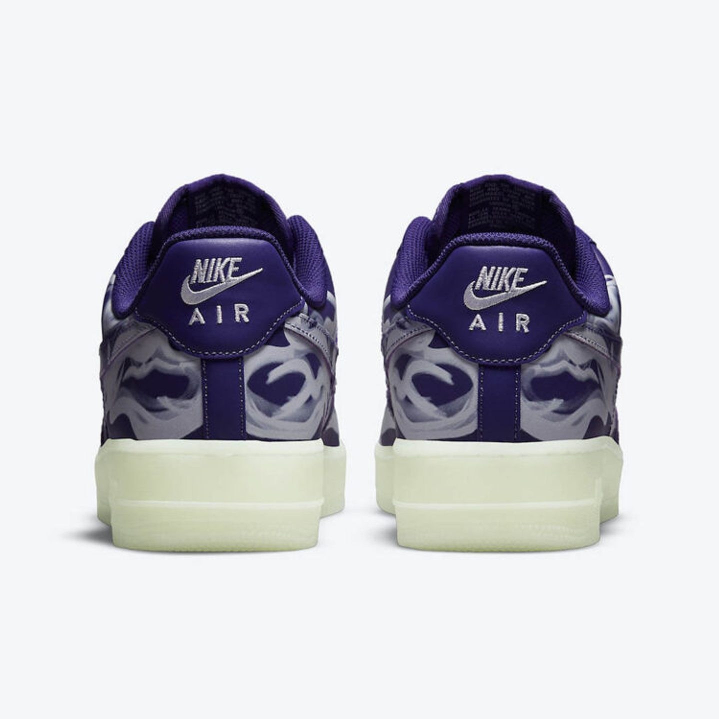 Air Force 1 Low Purple Skeleton Halloween (2021) 4