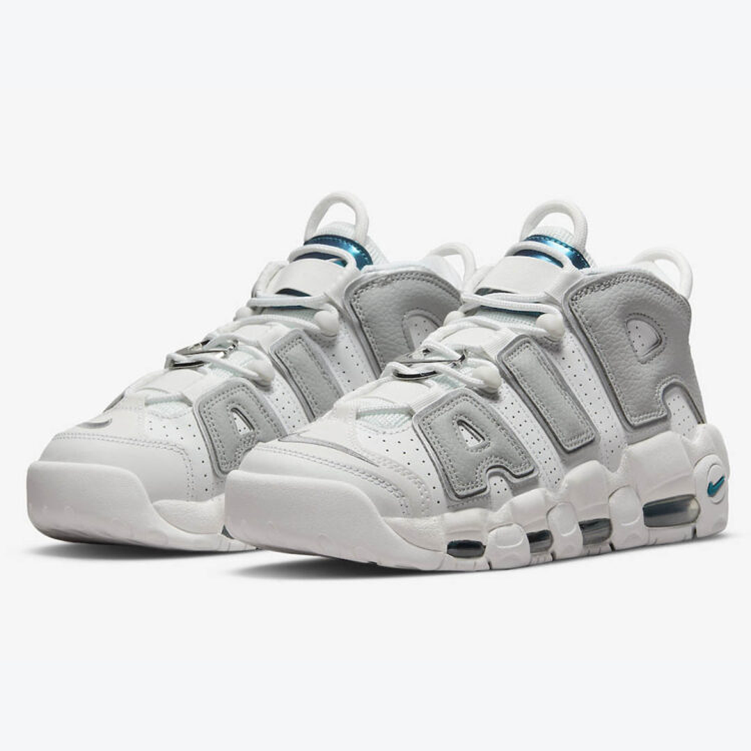 Nike Air More Uptempo Metallic Teal (Women's) 2
