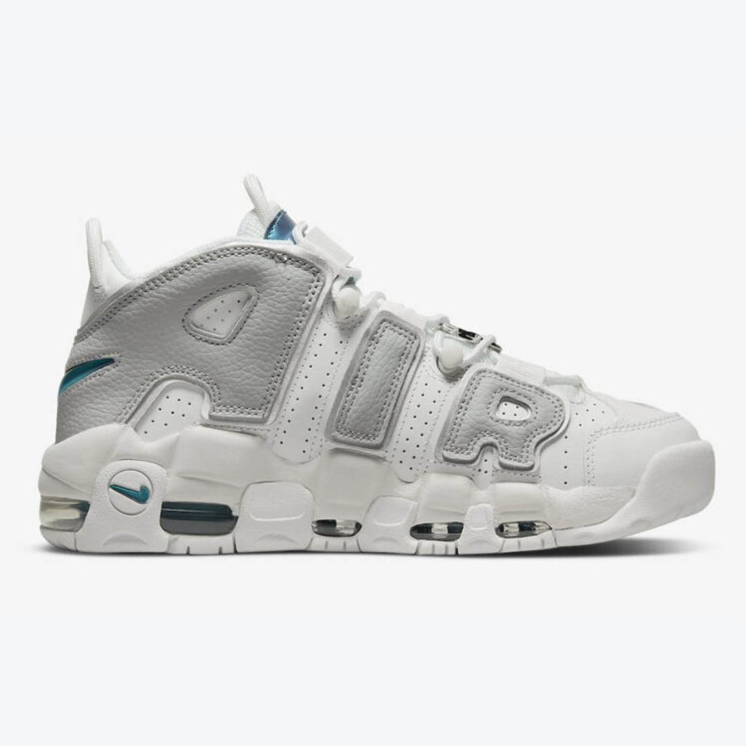 Nike Air More Uptempo Metallic Teal (Women's) 3