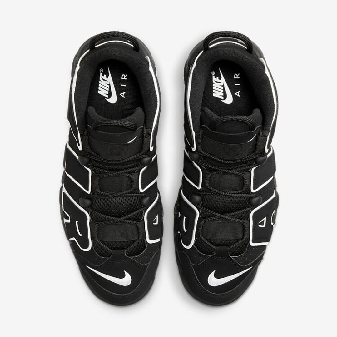 Air More Uptempo 96 Black White (2023) 4