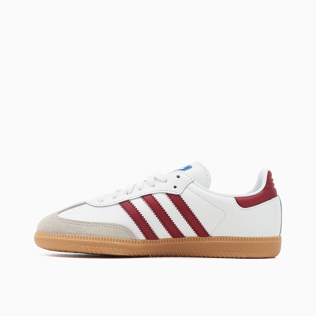 adidas Samba OG White Burgundy Gum 1
