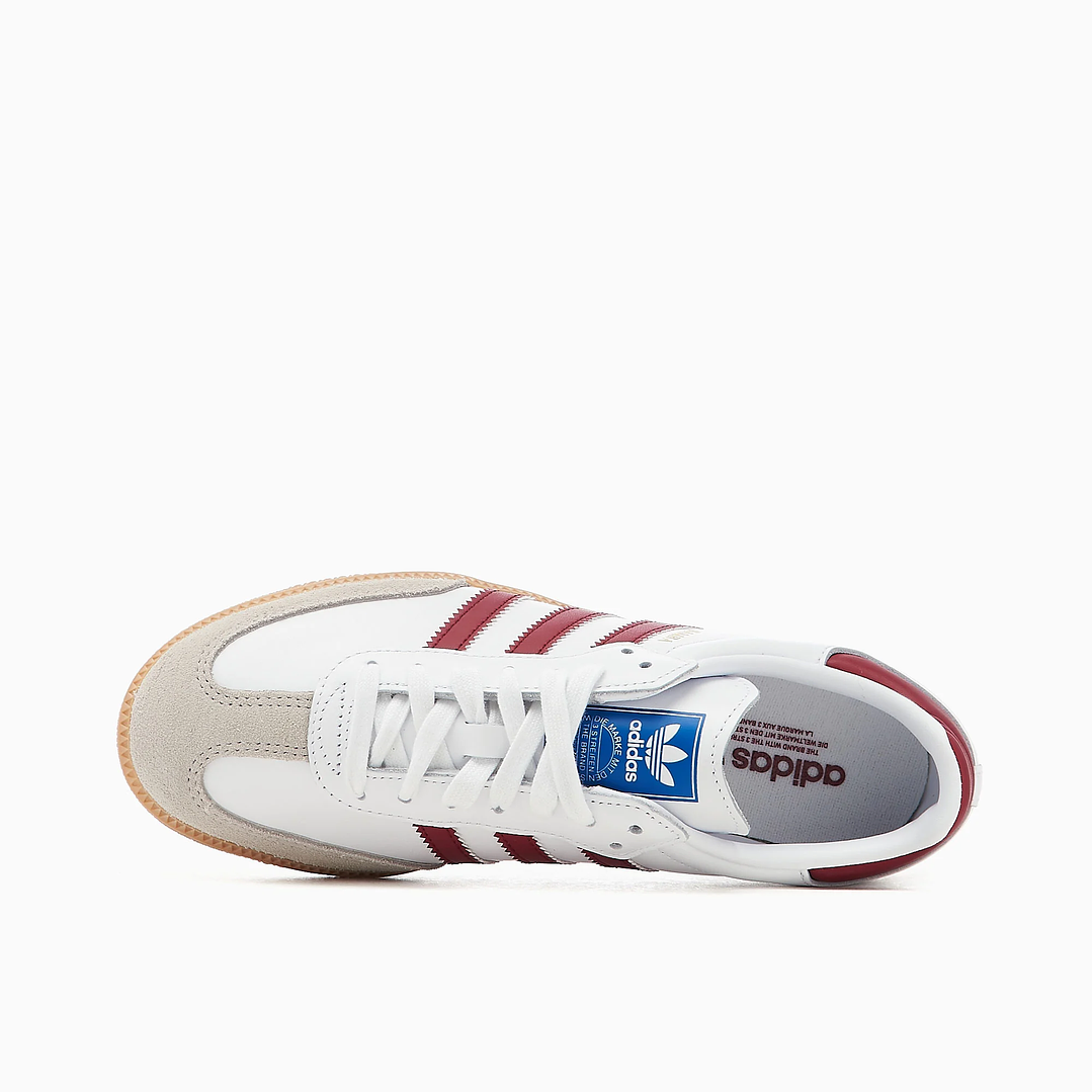 adidas Samba OG White Burgundy Gum 4