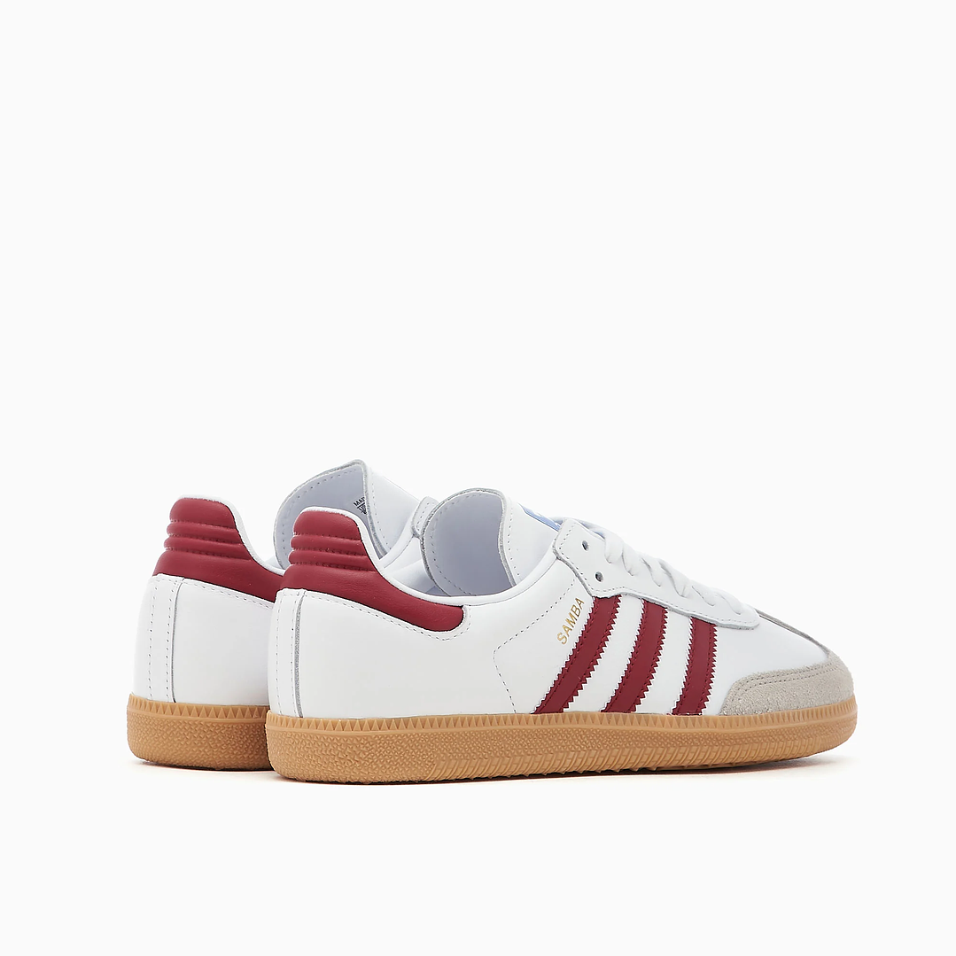 adidas Samba OG White Burgundy Gum 6
