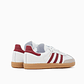 adidas Samba OG White Burgundy Gum - Thumbnail 6