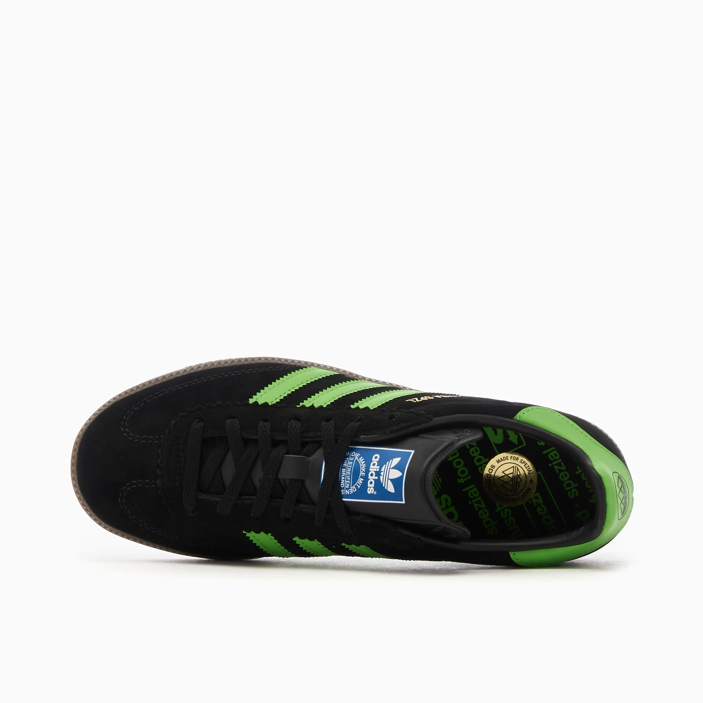 adidas Samba Deco SPZL Black Lucid Lime 4