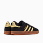 adidas Gazelle Indoor Black Almost Yellow Gum - Thumbnail 6