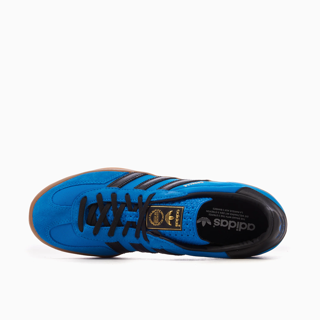 adidas Gazelle Indoor Bright Blue Black Gum 4