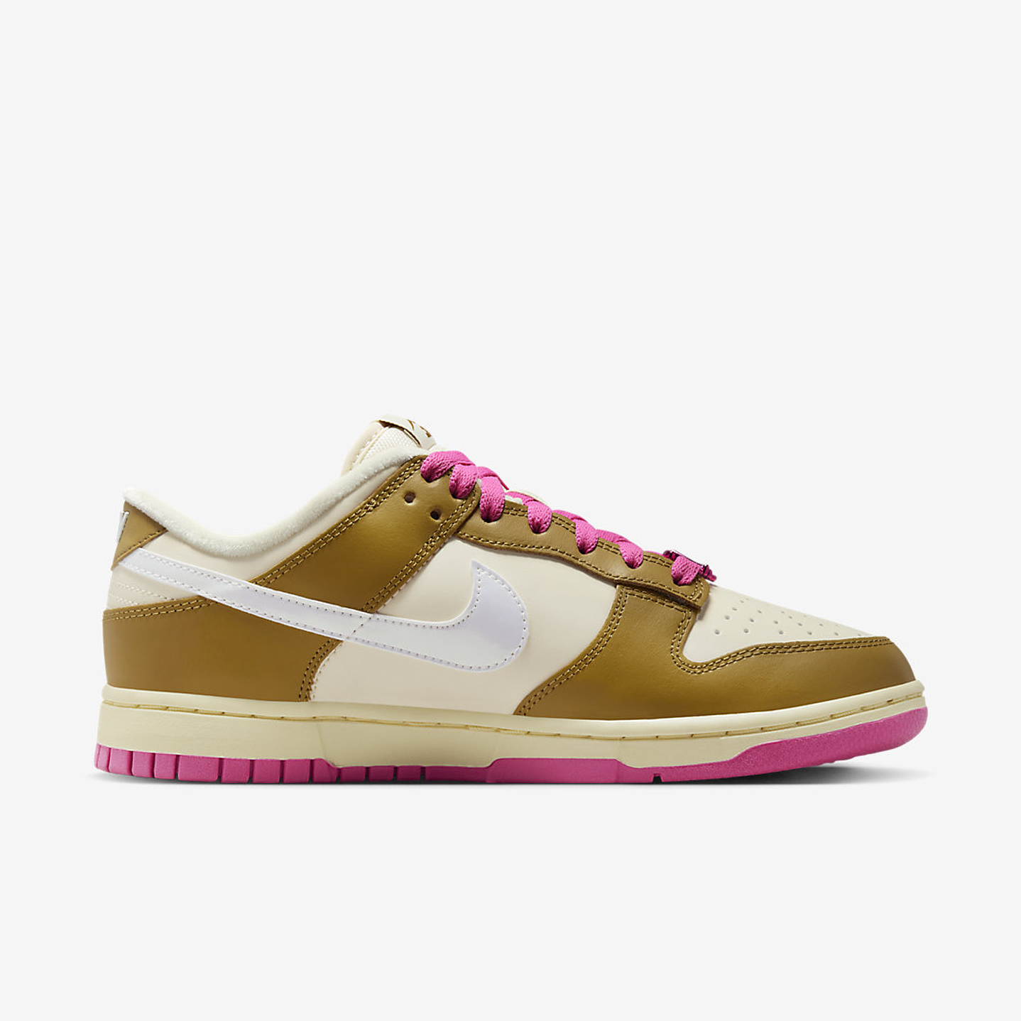 Nike Dunk Low SE Just Do it Bronzine Pink (Women's) 3