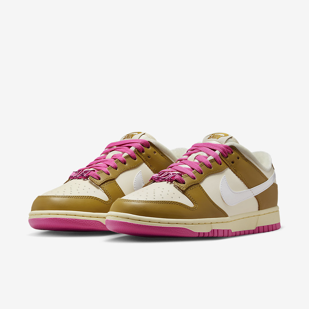Nike Dunk Low SE Just Do it Bronzine Pink (Women's) 2