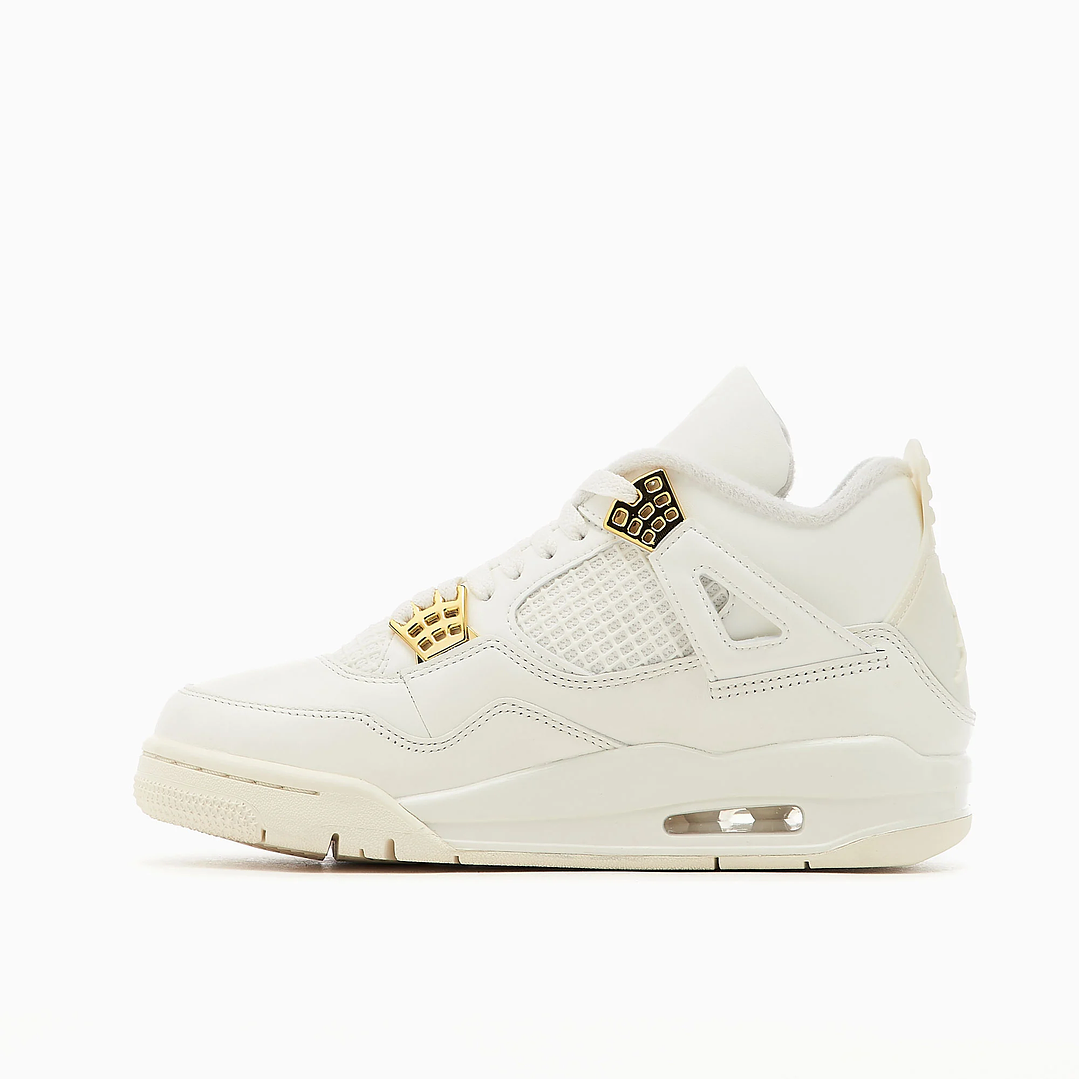 Jordan 4 Retro Metallic Gold (Women's) 1