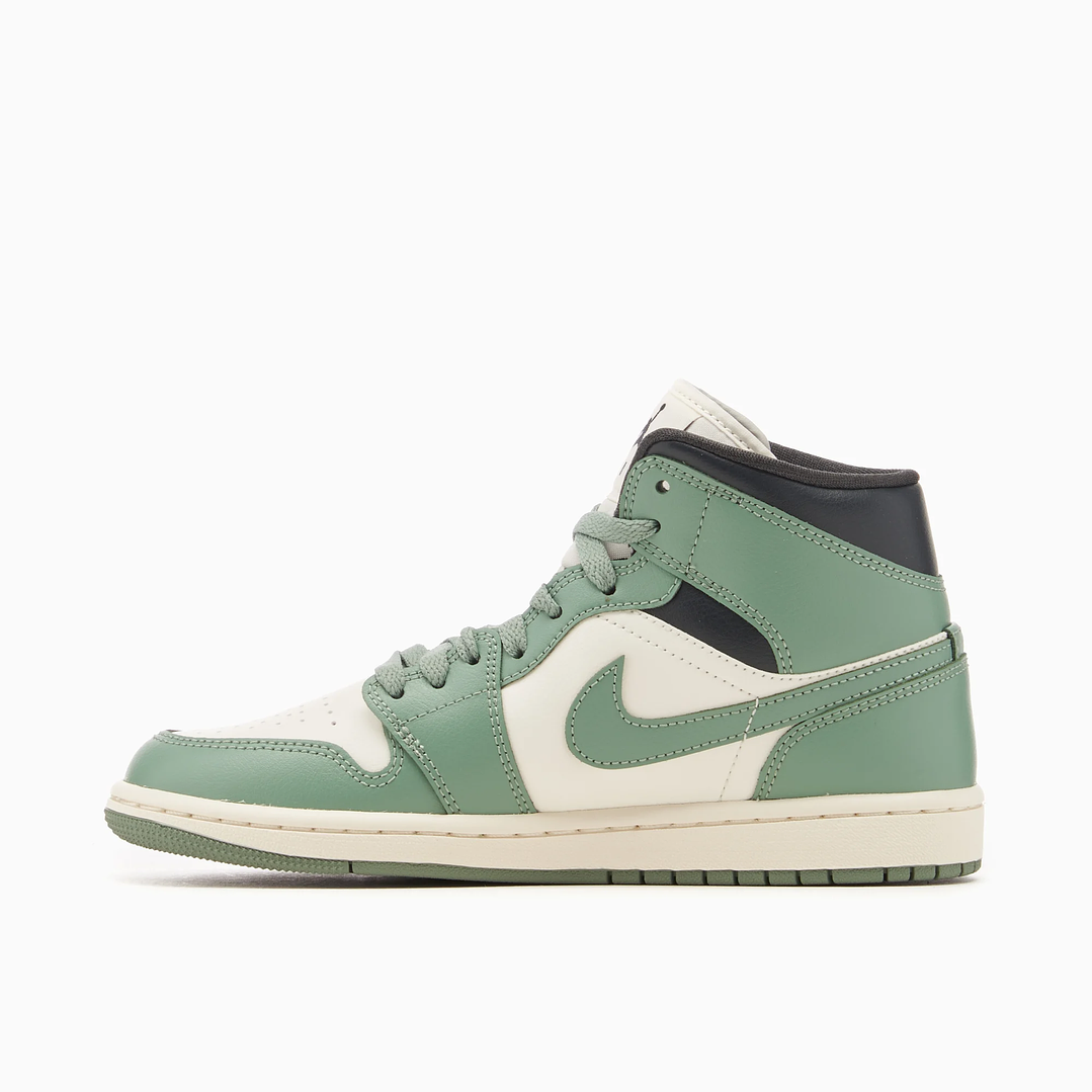Jordan 1 Mid Jade Smoke (Women's) 1