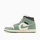Jordan 1 Mid Jade Smoke (Women's) - Thumbnail 1