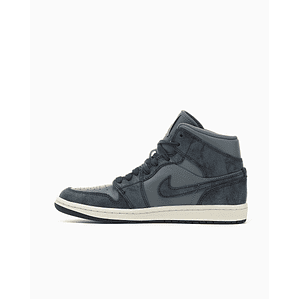Jordan 1 Mid Distressed Smoke Grey (Women's)