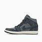 Jordan 1 Mid Distressed Smoke Grey (Women's) - Thumbnail 1
