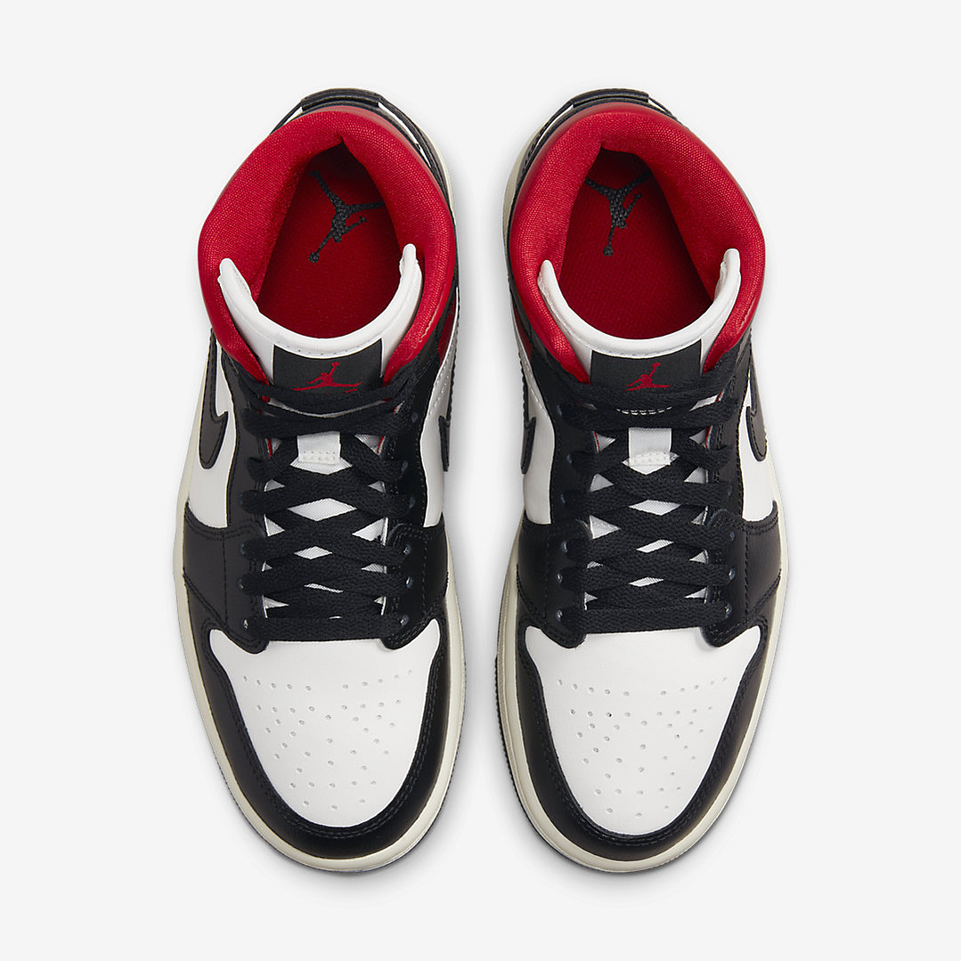 Jordan 1 Mid Gym Red Panda (Women's) 5