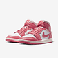 Jordan 1 Mid Strawberries and Cream (Women's) - Thumbnail 2
