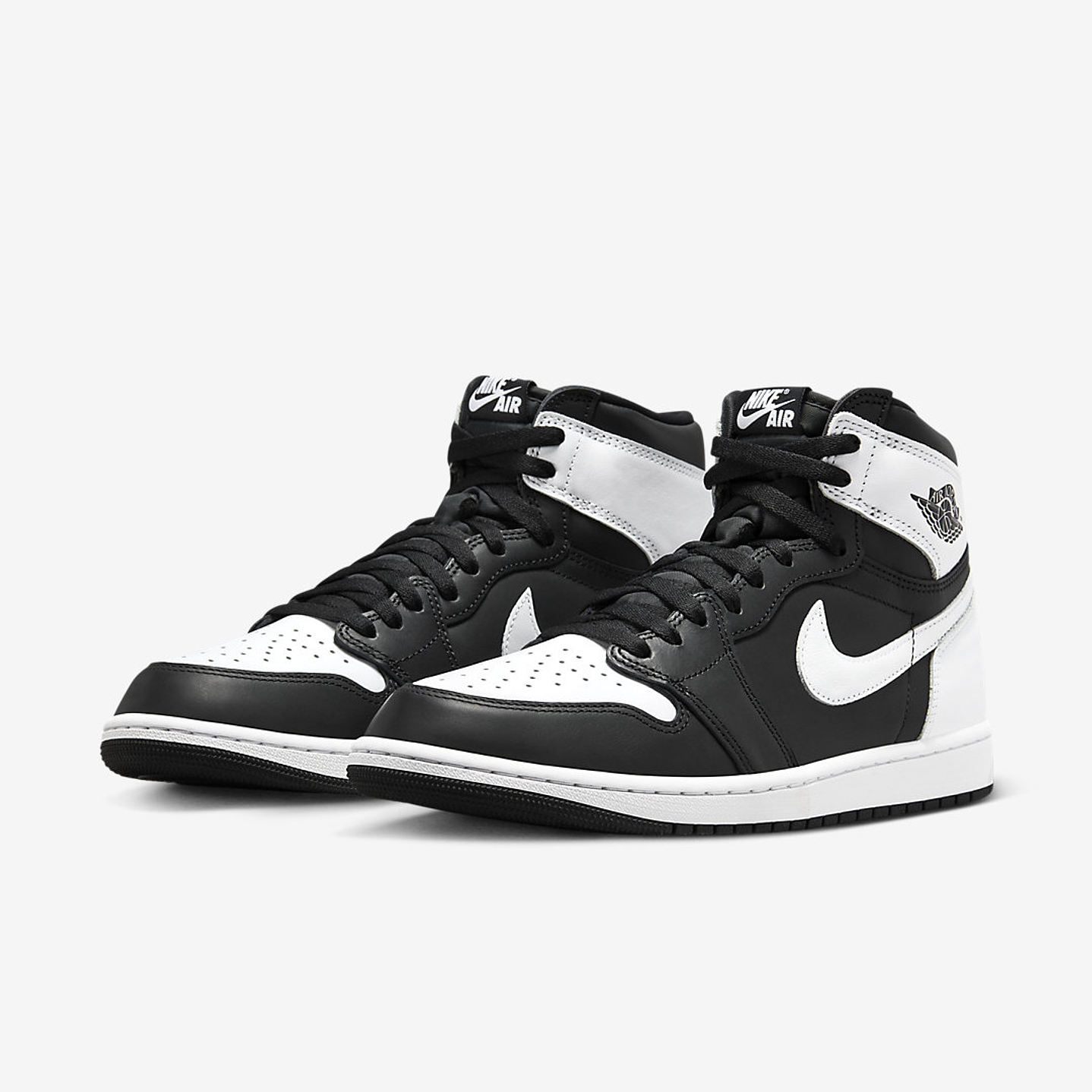 Jordan 1 Retro High OG Black White 2