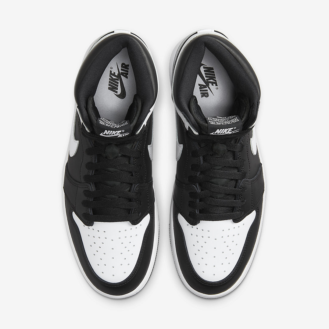 Jordan 1 Retro High OG Black White 4