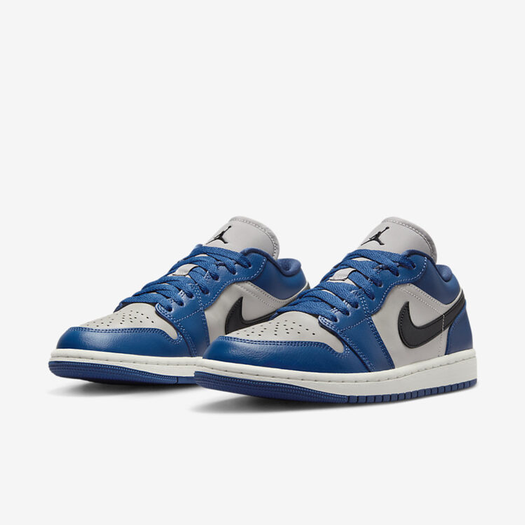 Jordan 1 Low French Blue College Grey (Women's) 2