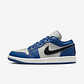 Jordan 1 Low French Blue College Grey (Women's) - Thumbnail 1
