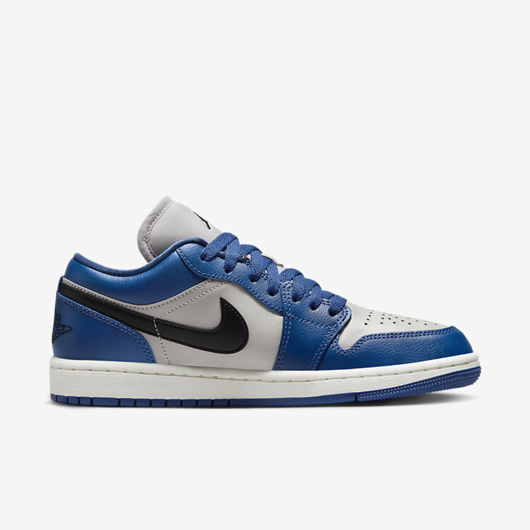 Jordan 1 Low French Blue College Grey (Women's) 3